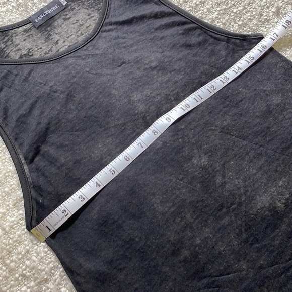 ❤️ BOUTIQUE WOMENS SIZE SMALL BLACK BURNOUT MUSCLE TANK - Picture 7 of 15